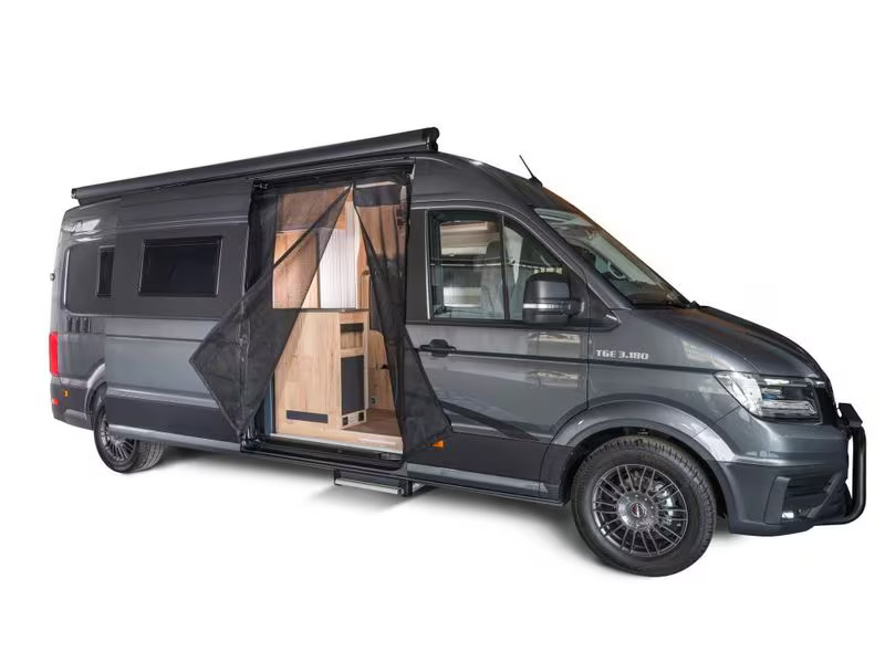 Van Quito Moskitonetz mit Schiebetüren, rechts