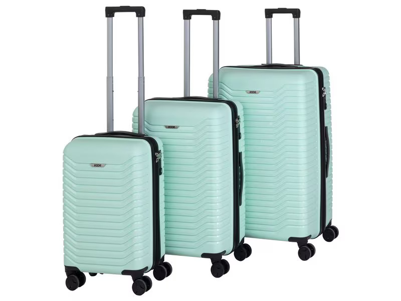 KOOR Reisekofferset Manila 3-teilig, Mint