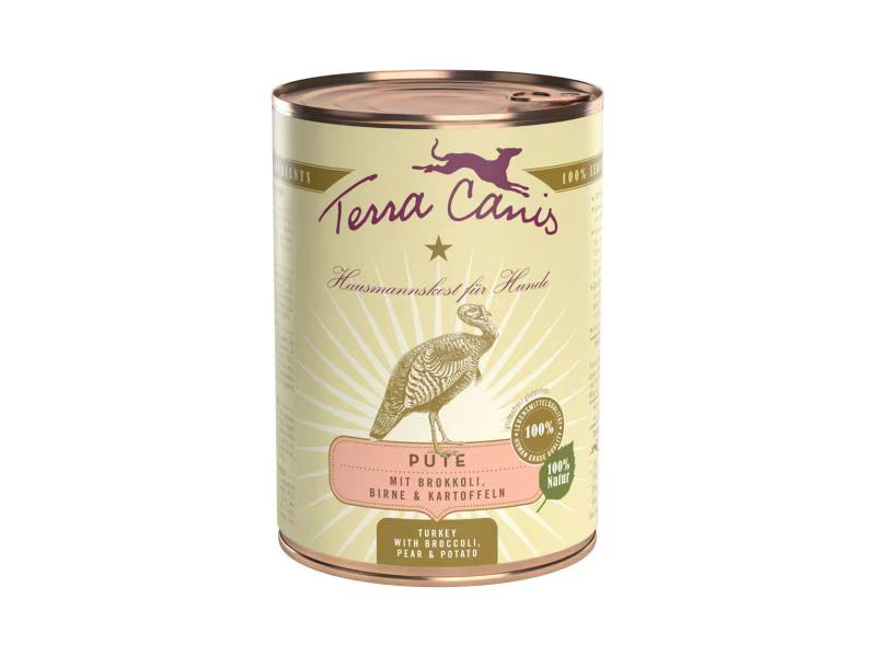 Terra Canis Nassfutter Menue Classic Pute, 400 g