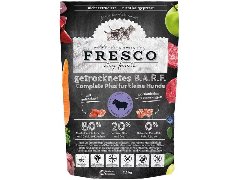 FRESCO Trockenfutter Complete Plus Mini Lamm, 2.5 kg