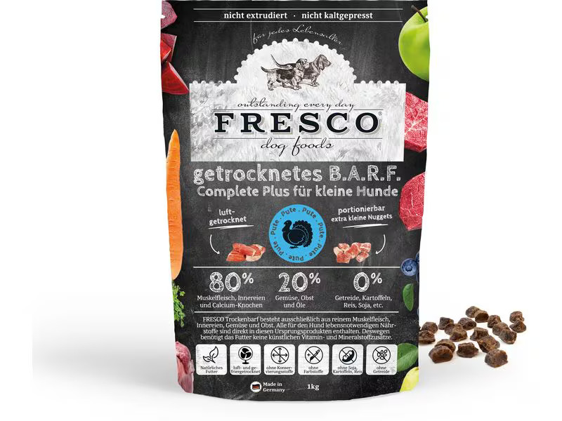 FRESCO Trockenfutter Complete Plus Mini Pute, 1 kg