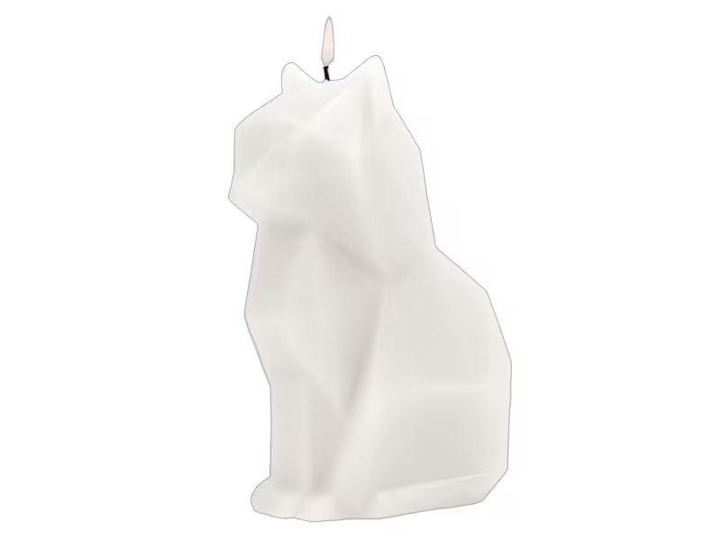 54Celsius Kerze PyroPet Cat Kisa 54Celsius, Weiss
