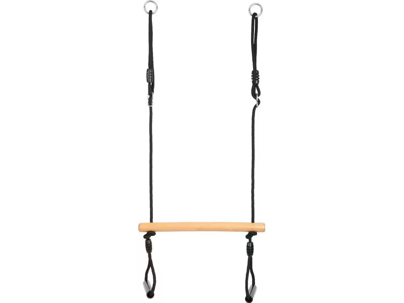small foot Trapezschaukel mit Turnringen «Black Line»