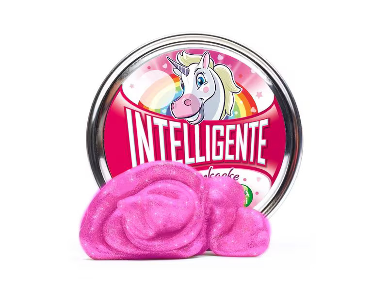 Intelligente Knete Knetmasse Einhornkacke (Glitzer-Farben) 80 Gramm