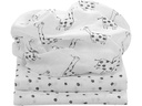 Odenwälder Mulltuch Giraffe 3er Set Anthrazit 80 x 80 cm