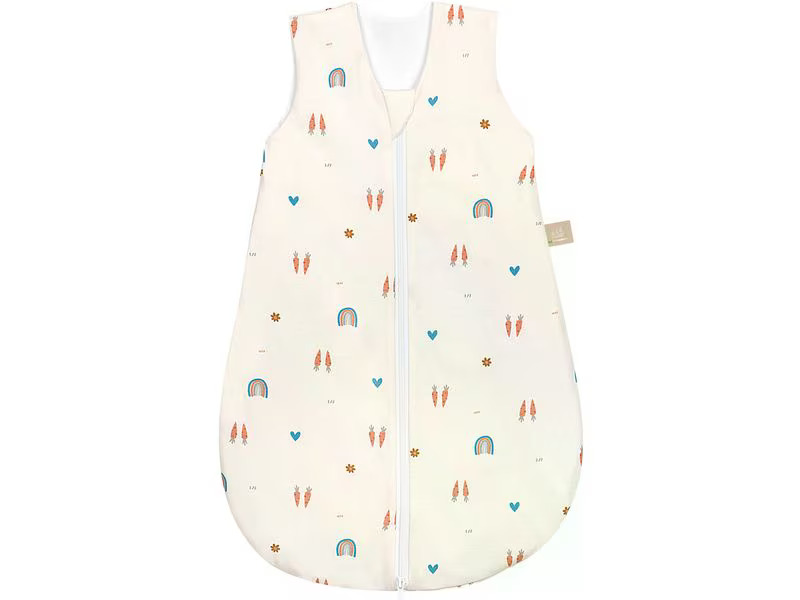 Odenwälder Baby-Sommerschlafsack unwattiert Rainbow Ecru Gr. 110