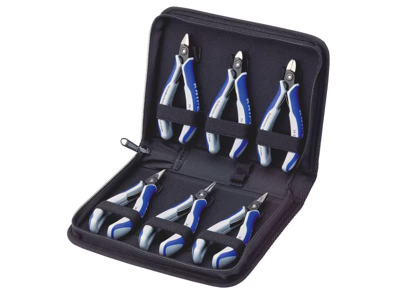 Knipex Präzisions-Elektronikzangen-Set, 6-teilig