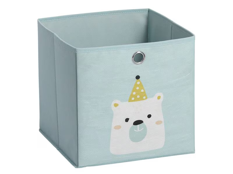 Zeller Present Spielzeugbox Icebear Mint 28 x 28 x 28 cm
