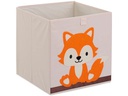 relaxdays Spielzeugbox Fuchs