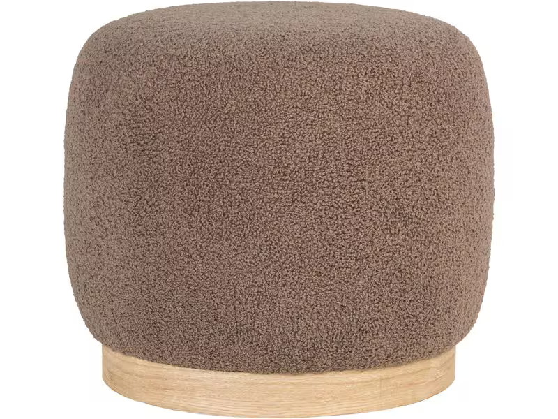 House Nordic Pouf Belfort Braun