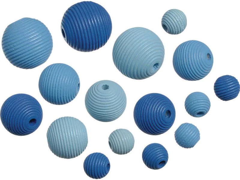 Knorr Prandell Holzperlen Mix 4 20 Stk, Blau