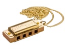 Hohner Mundharmonika Miniature Little Gold Halskette – C-Dur