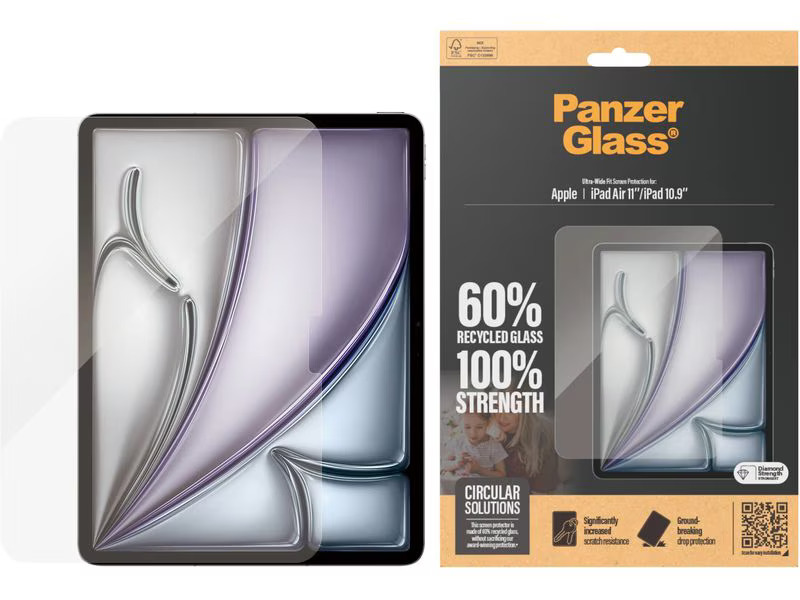 Panzerglass Ultra-Wide Fit iPad Air (2024) &amp; iPad 10th Gen. 10.9