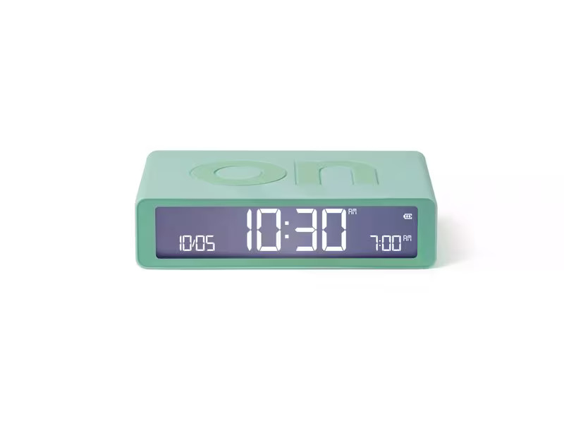 Lexon Digitalwecker Flip Classic Mint
