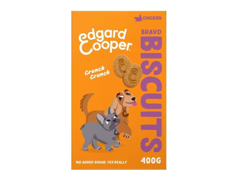 Edgard &amp; Cooper Leckerli Biscuits Huhn, 400 g