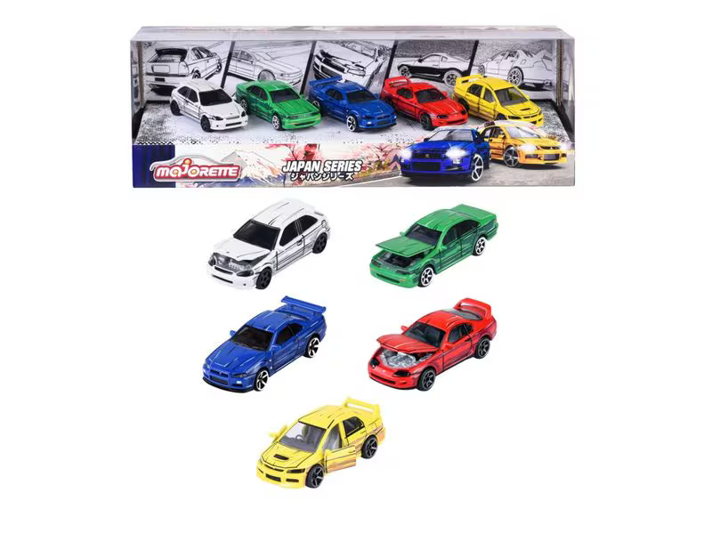 Majorette Auto Japan Series 5 Pieces Giftpack