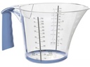 Rotho Messbecher Loft 12 dl, Blau/Transparent
