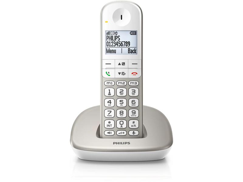 Philips Schnurlostelefon XL4901S  Champagner