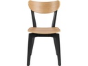 AC Design Stuhl Roxby 2 Stück, Nature/Schwarz