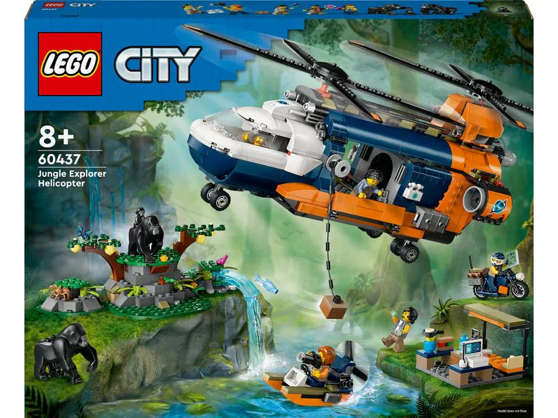 LEGO® City Dschungelforscher-Hubschrauber 60437