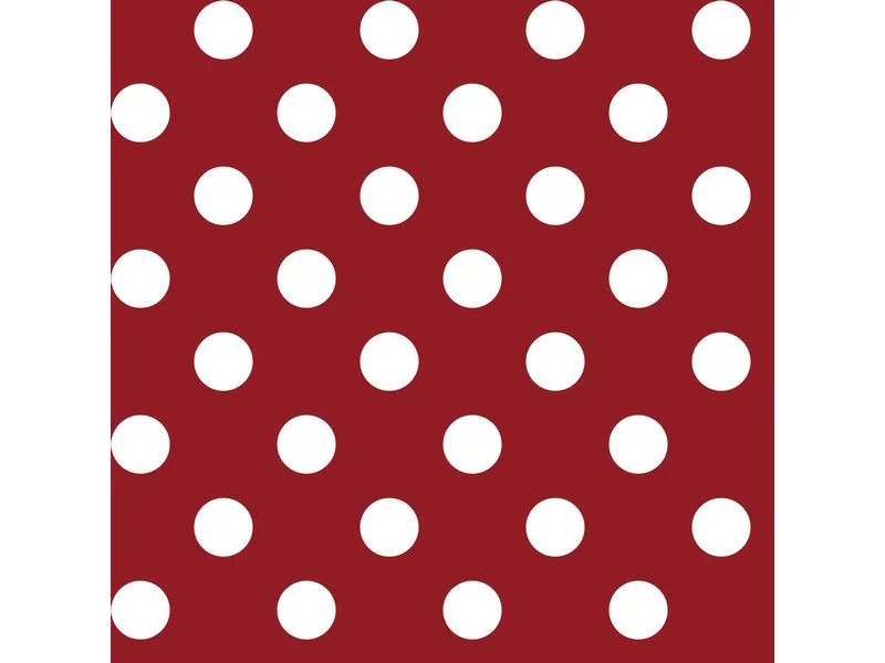 d-c-table Tischdecke Manhattan Venita 130 cm x 1.6 m, Rot/Weiss