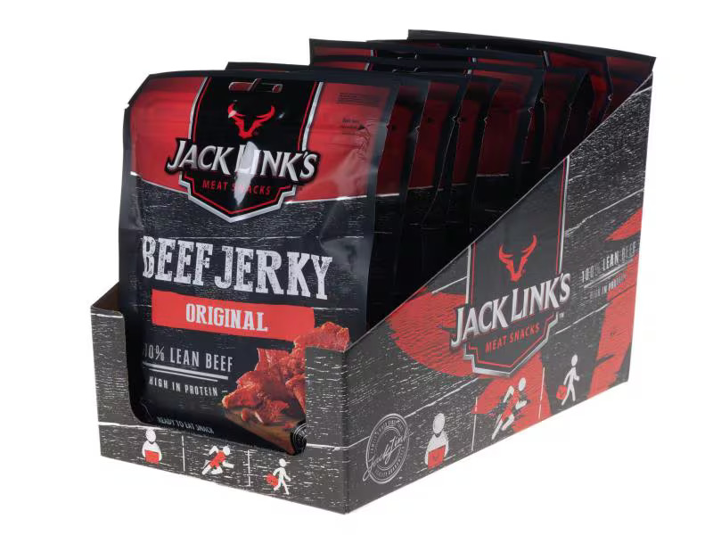 Jack Link's Fleischsnack Beef Jerky Original 12 x 60 g