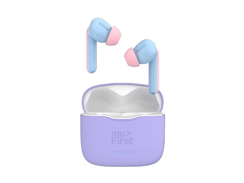 myFirst Kinderkopfhörer CareBuds Blau/Rosa/Violett