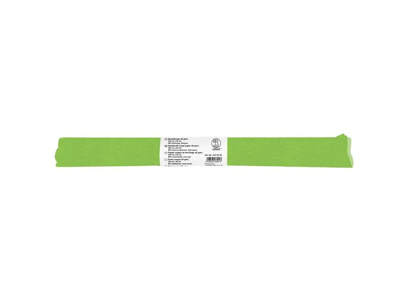 URSUS Krepppapier 50 cm x 2.5 m, 32 g/m², Hellgrün
