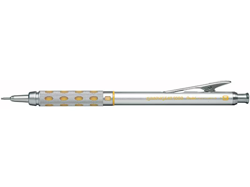 pentel Graphitstift sharp Silber/ Gelb, 0.9 mm