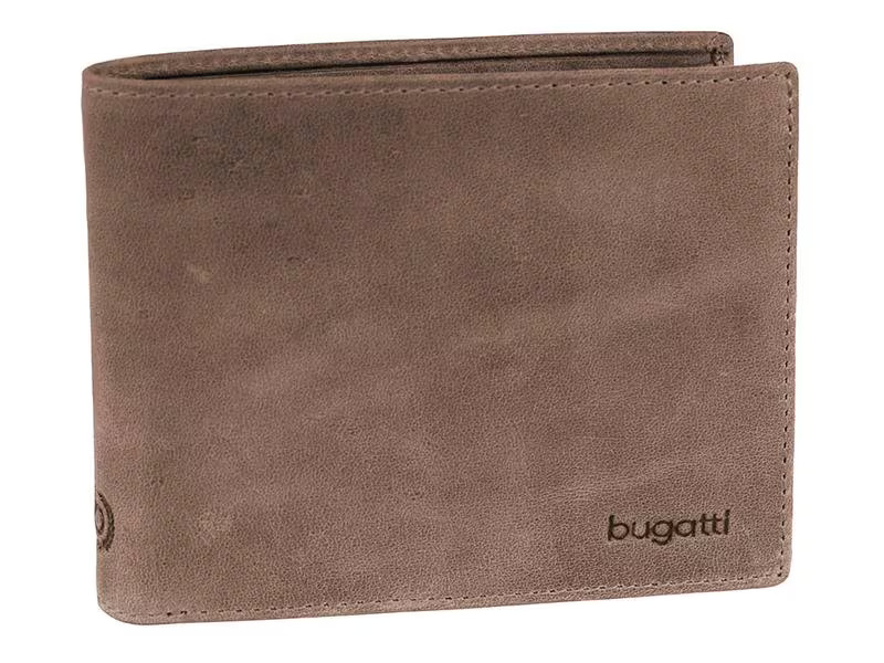 Bugatti Portemonnaie Volo Scheintasche mit Klappe medium Braun