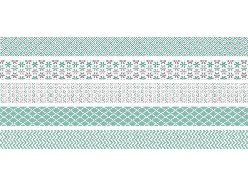 Heyda Washi Tape Pastell Mini Mint
