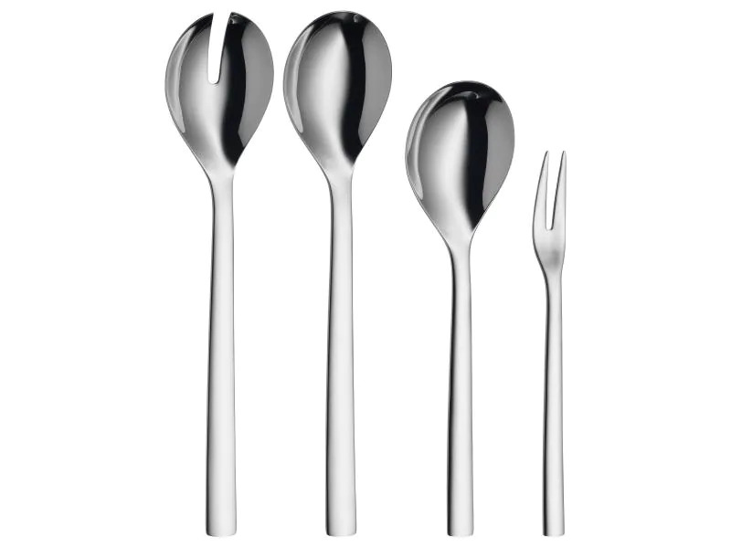 WMF Salatbesteck Nuova 4-teilig, Silber