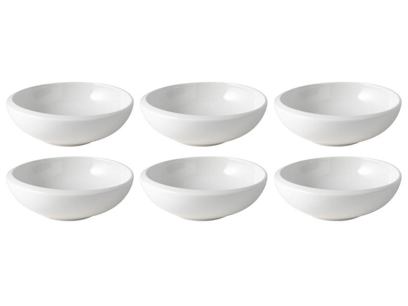 Villeroy &amp; Boch Schale NewMoon 13 cm, 6 Stück, Weiss