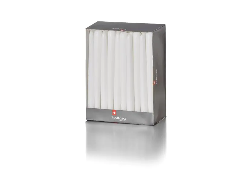 balthasar Etoilekerze Weiss, 50 Stück