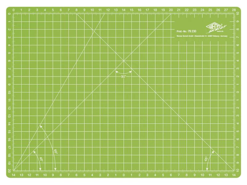 WEDO Schneidematte A4 Comfortline 30 cm x 22 cm
