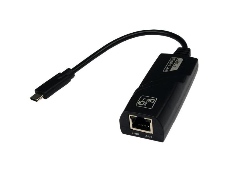 Exsys Netzwerk-Adapter EX-1318 1Gbps USB Typ-C