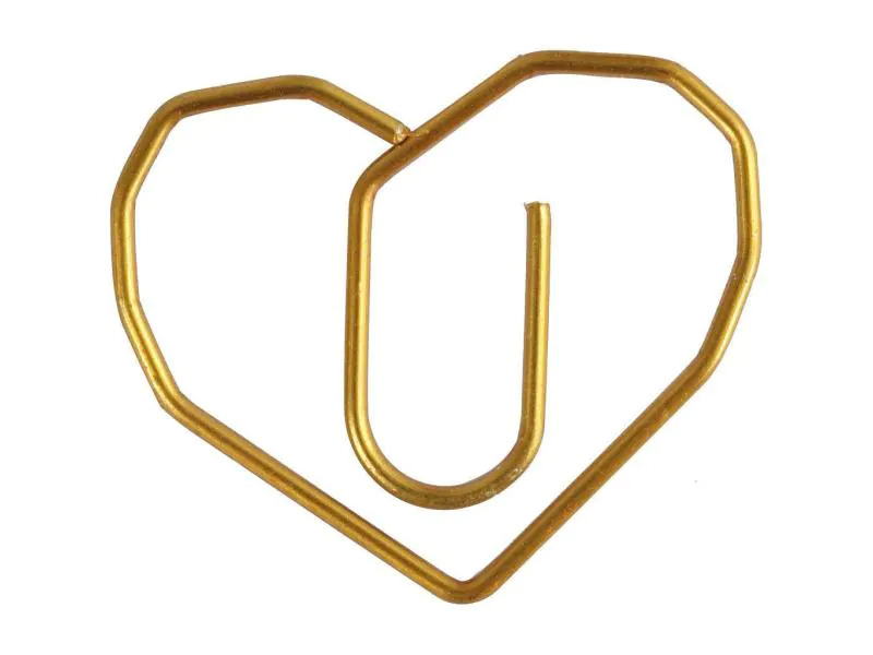 Creativ Company Büroklammer Gold, 30 x 20 mm, 6 Stk.