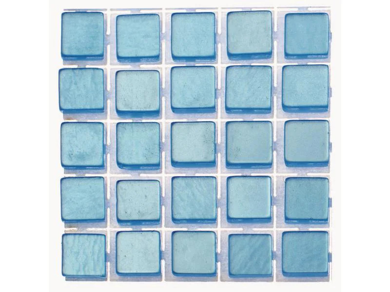 Glorex Selbstklebendes Mosaik Poly-Mosaic 5 mm Hellblau