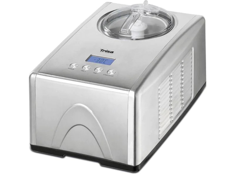 Trisa Glacemaschine La Crèmeria 1.5 l, Silber