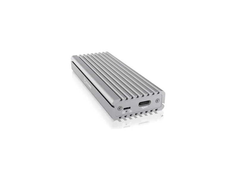 ICY BOX Externes Gehäuse IB-1817Ma-C31 M.2 NVMe silber
