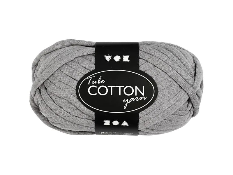 Creativ Company Schlauchgarn 100 g Grau