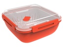 Rotho Mikrowellendose Memory Microwave 1.7 l, Rot