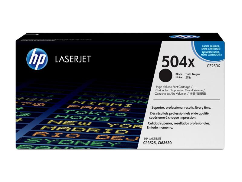 HP Toner Nr. 504X (CE250X) Black