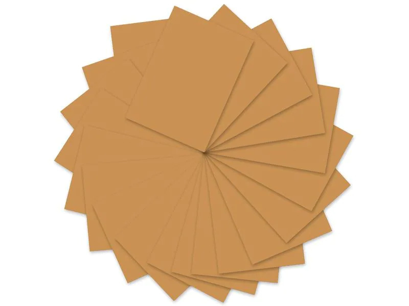 URSUS Tonzeichenpapier A4, 130 g/m², 100 Blatt, Hellbraun