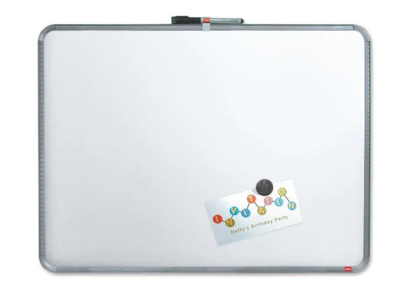 Nobo Magnethaftendes Whiteboard Slimline 58 cm x 43 cm, Silber