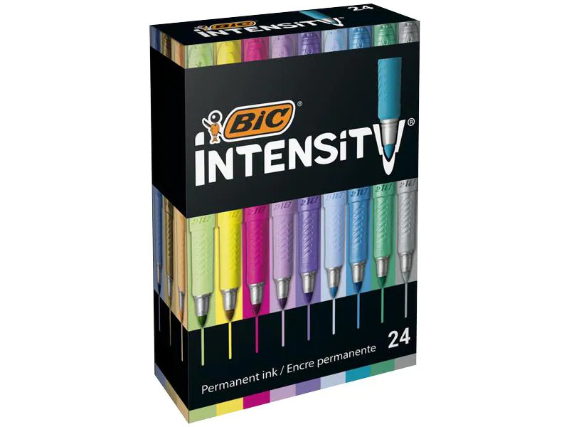 BIC Permanent-Marker Intensity Box 24 Stück