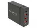 Delock USB-Wandladegerät 63974 3x USB-A + 1x USB-Type-C PD
