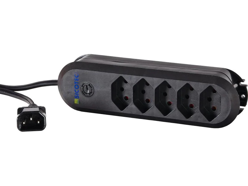 SICOTEC USV Steckdosenleiste 5x T13 10 A