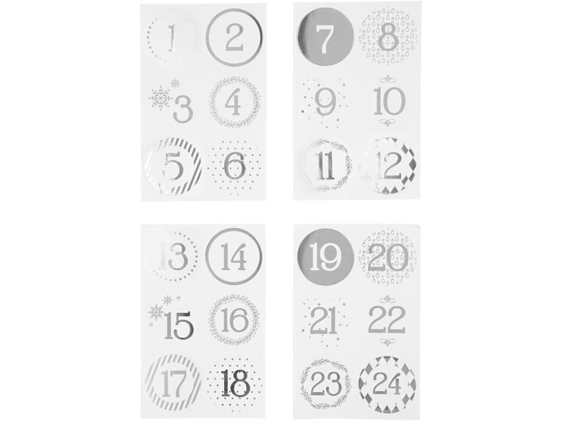 Creativ Company Adventskalender-Zahlen Ø 4 cm
