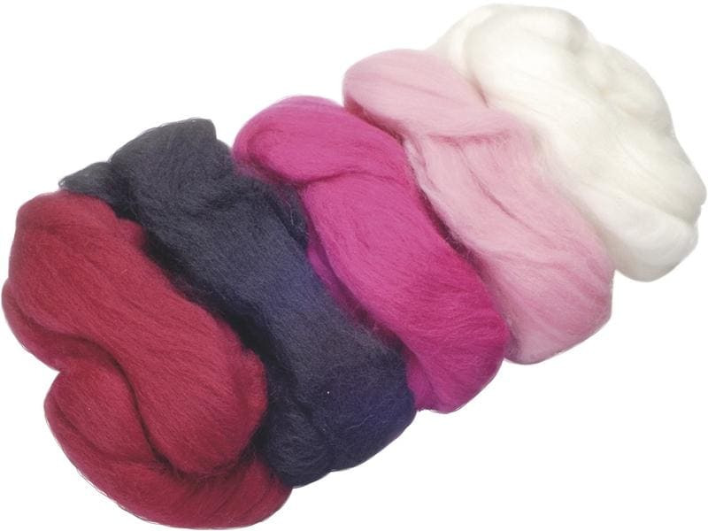 Heyda Filzwolle Merino Mix 50 g, Pink